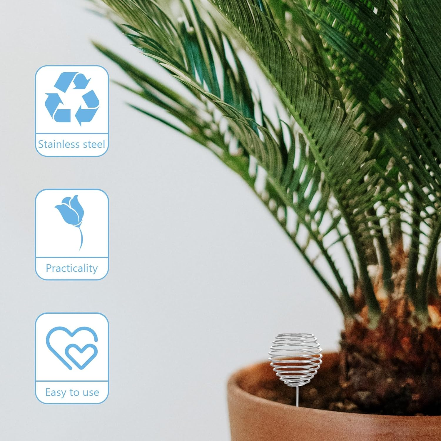 Cabilock 40 Pcs Bonsai Fertilizer Basket Granular Fertilizer Box Garden Supply Bonsai Fertiliser Automatic Planting Fertilizer Stainless Steel Fertilizer Basket Mini Container image number 1