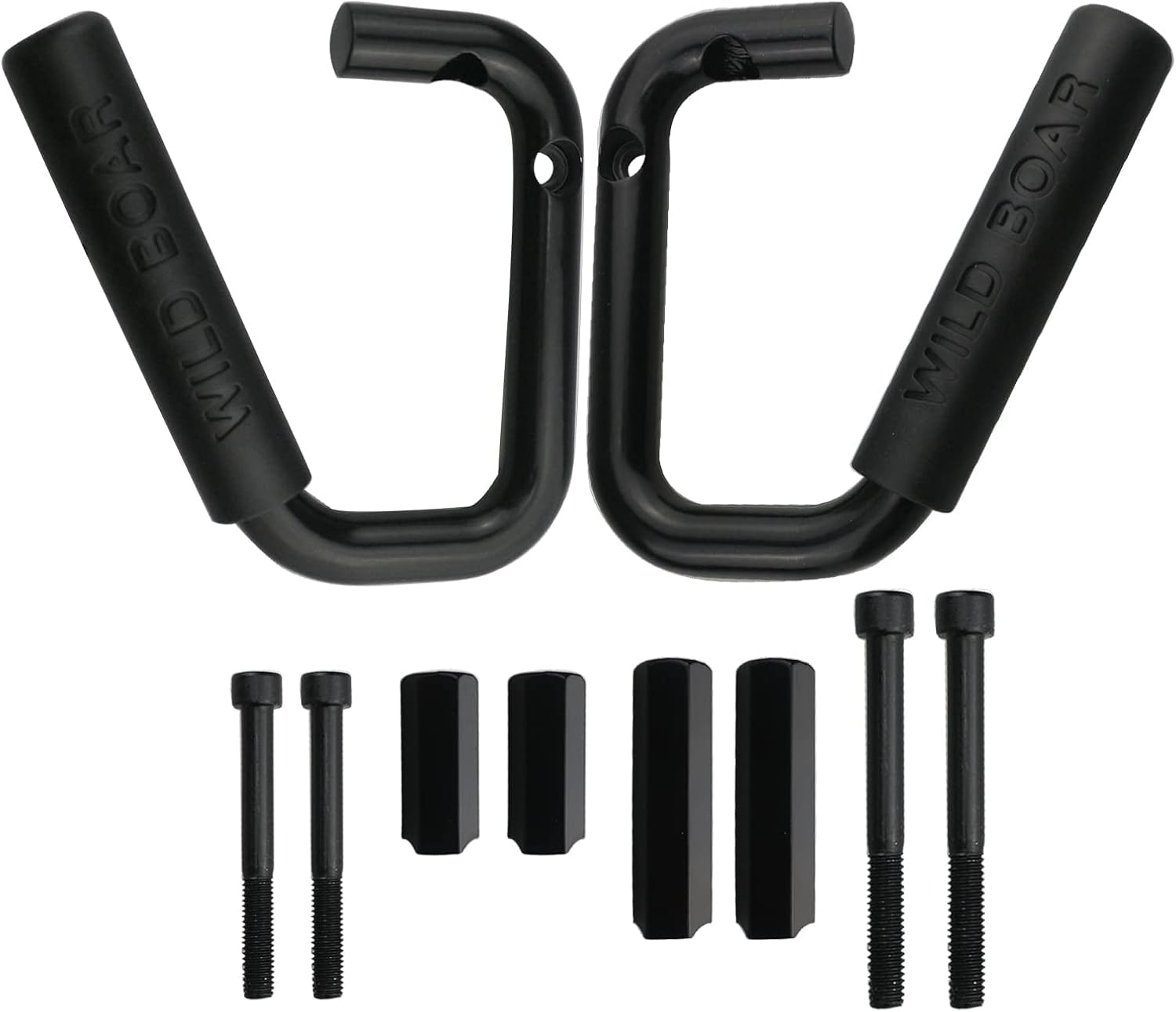 Pack of 2 Front Grab Bar Grab Handles Black Textured Compatible with 2007-2017 Jeep Wrangler JK JKU Car image number 3