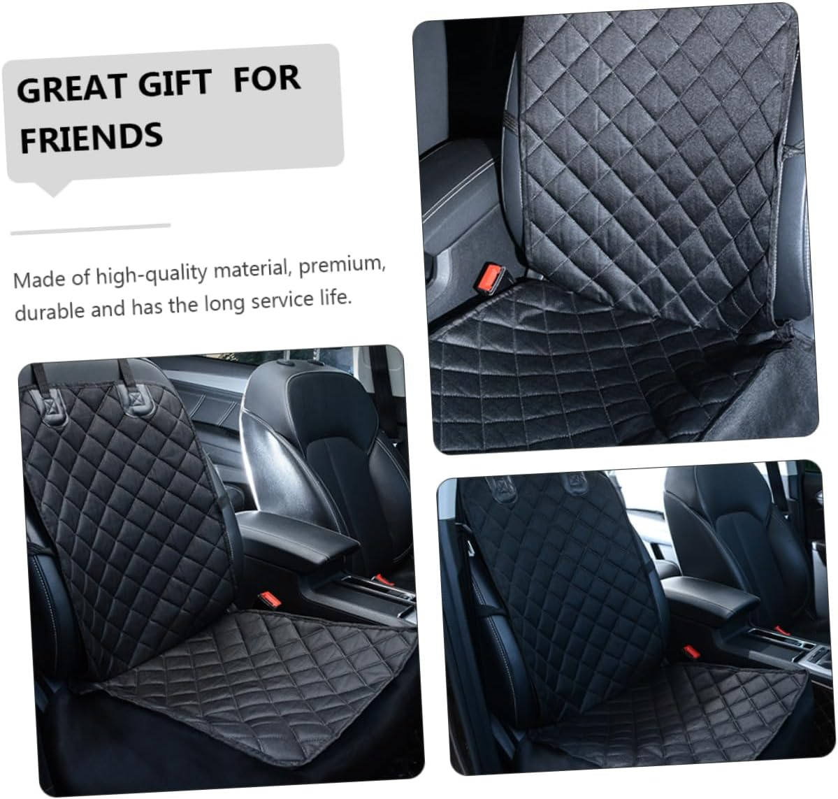 Car Pet Mat Waterproof Dog Seat Cover Foldable Durable 39X18 Inch Universal Fit for Vehicle Back Seat Protection image number 4