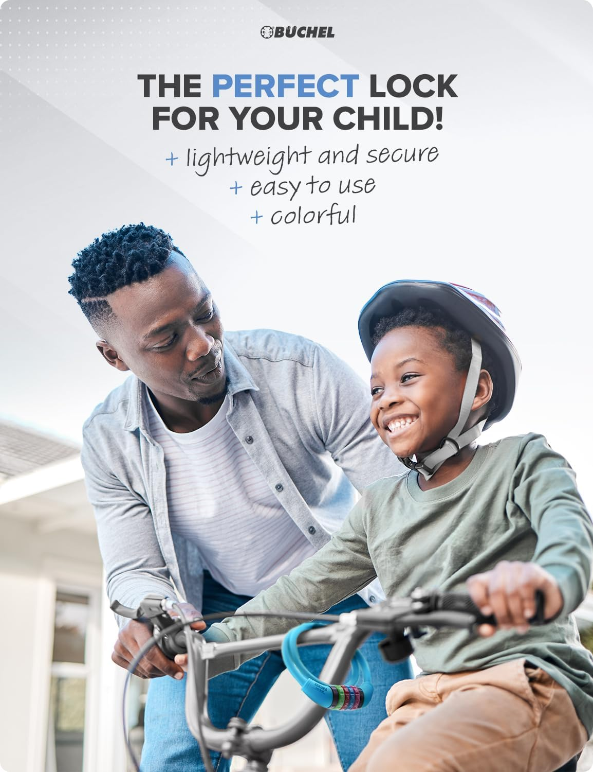 B&uuml;chel Sekura 4-Digit Programmable Bicycle Combination Lock, Purple image number 6