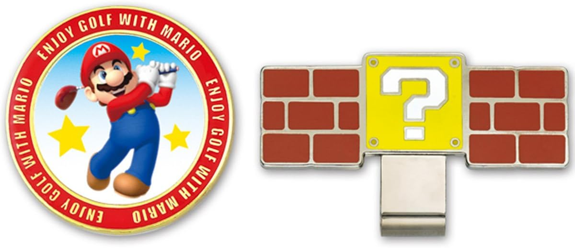 【メール便対応】 Enjoy Caddiebag【エンジョイキャディバッグ】 Super Mario【スーパーマリオ】 ゴルフマーカー マリオ ゴルフ SMM005