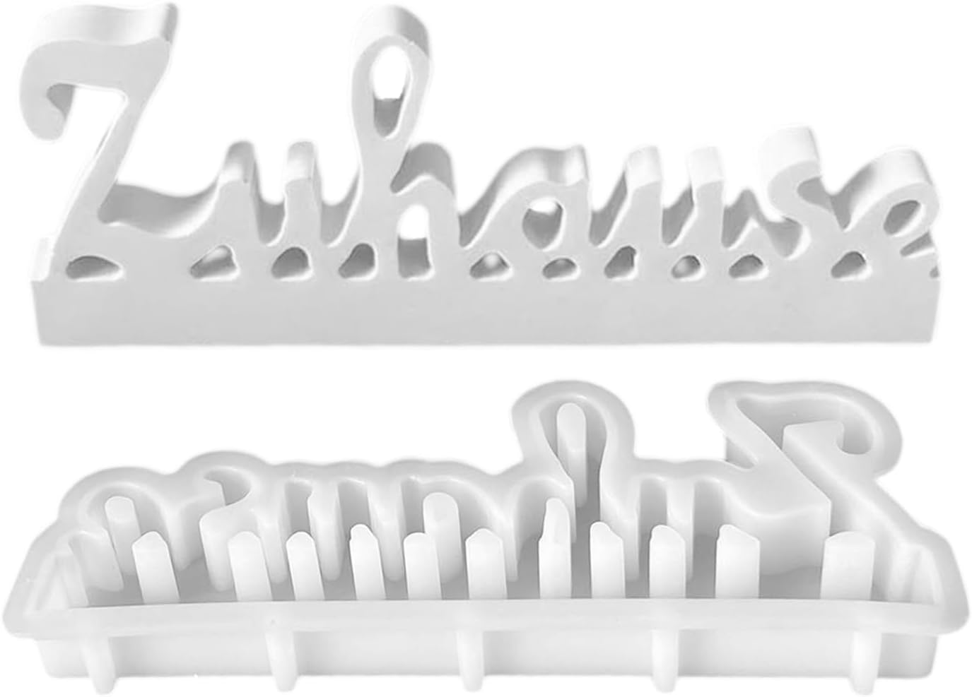 Silicone Alphabet Mold - Resin Casting German Letter Silicone Mold - Crafting Supplies Mould Epoxy Clay Candle Making Arts Ornament for Home Table Decor image number 4