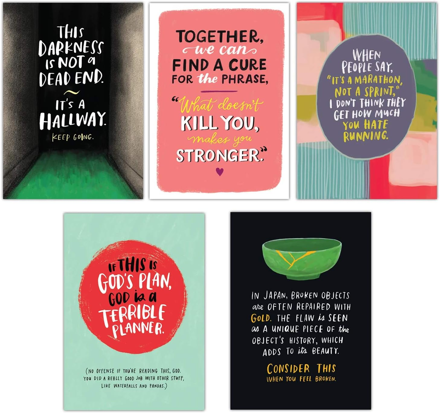 Emily Mcdowell & Friends Empathy Postcard Book, 20 Postcards (2 Each 10 Styles), 5 X 7-Inches - Empathy image number 6