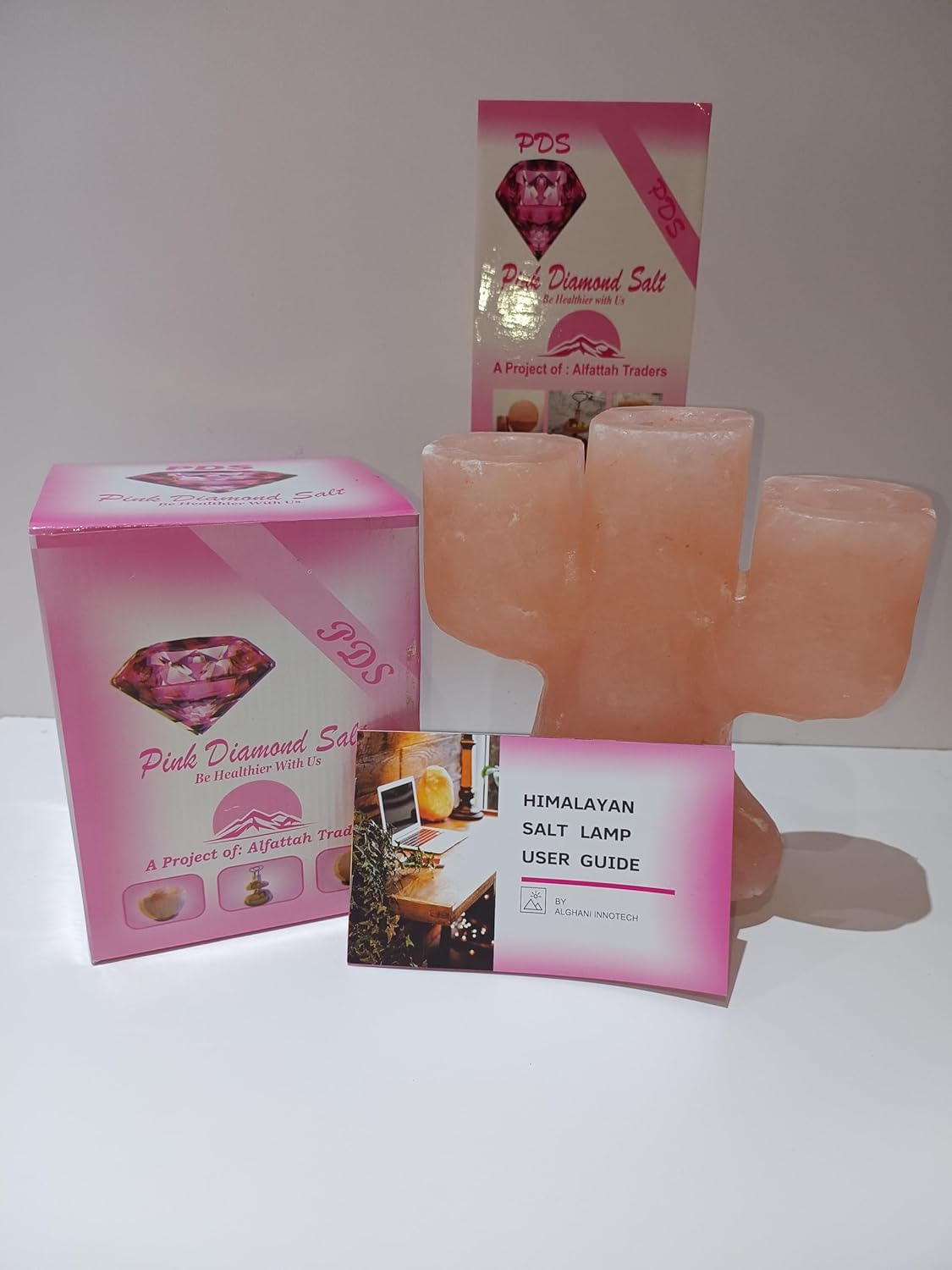 3-4 KG Himalayan Premium Natural Candle Light Holder Salt Lamp 100% Authentic, Beautifully Hand Crafted Candle Light Holder Salt Lamp Comes with Complete Electric Fitting