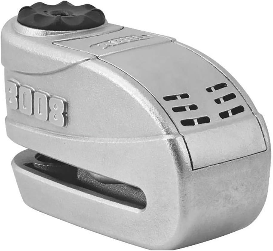 ABUS Brake Disc Lock Granit Detecto Xplus 8008 2.0 - Motorcycle Lock with Alarm - ABUS Security Level 19 - Grey image number 3