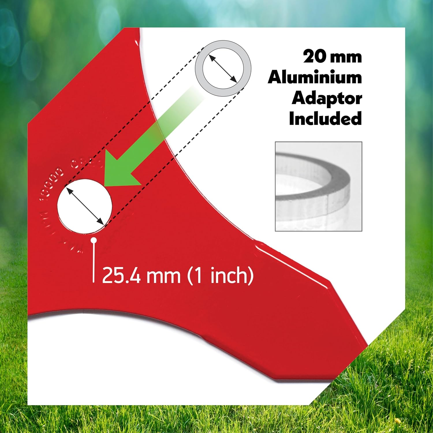 Oregon Universal 3 Tooth Brush Cutter Blade 3.0 X 255Mm for Grass and Vegetation in Gardens, Professional and Heavy Duty, Fits All Brushcutters Including Husqvarna, Echo, Shindaiwa, Stihl and More image number 3