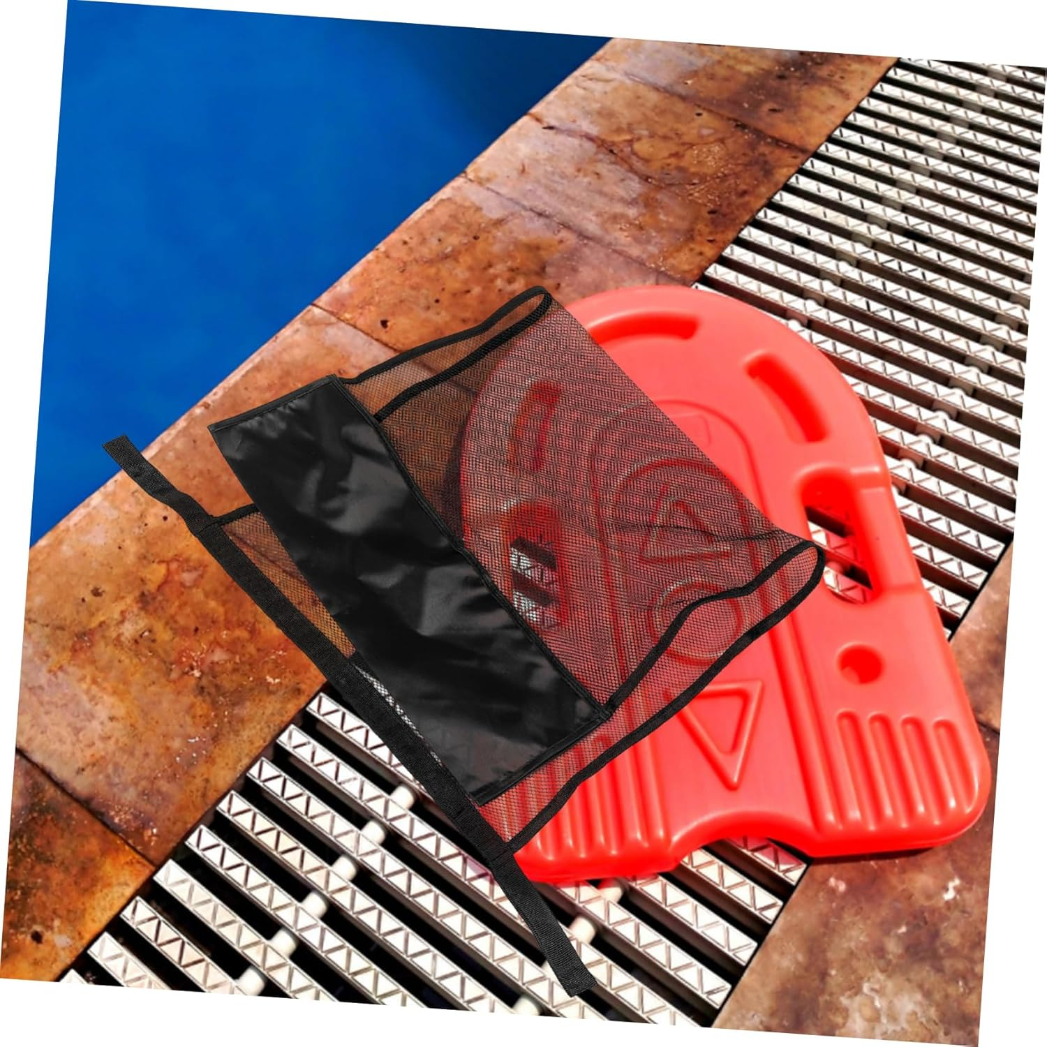 2Pcs Swimming Pool Mesh Chair Net Bag Portable Swimming Pool for Adults Baby Accessories Summer Chair Ming Noodles Noodle Chairs for Adults E Sling Polyester image number 3