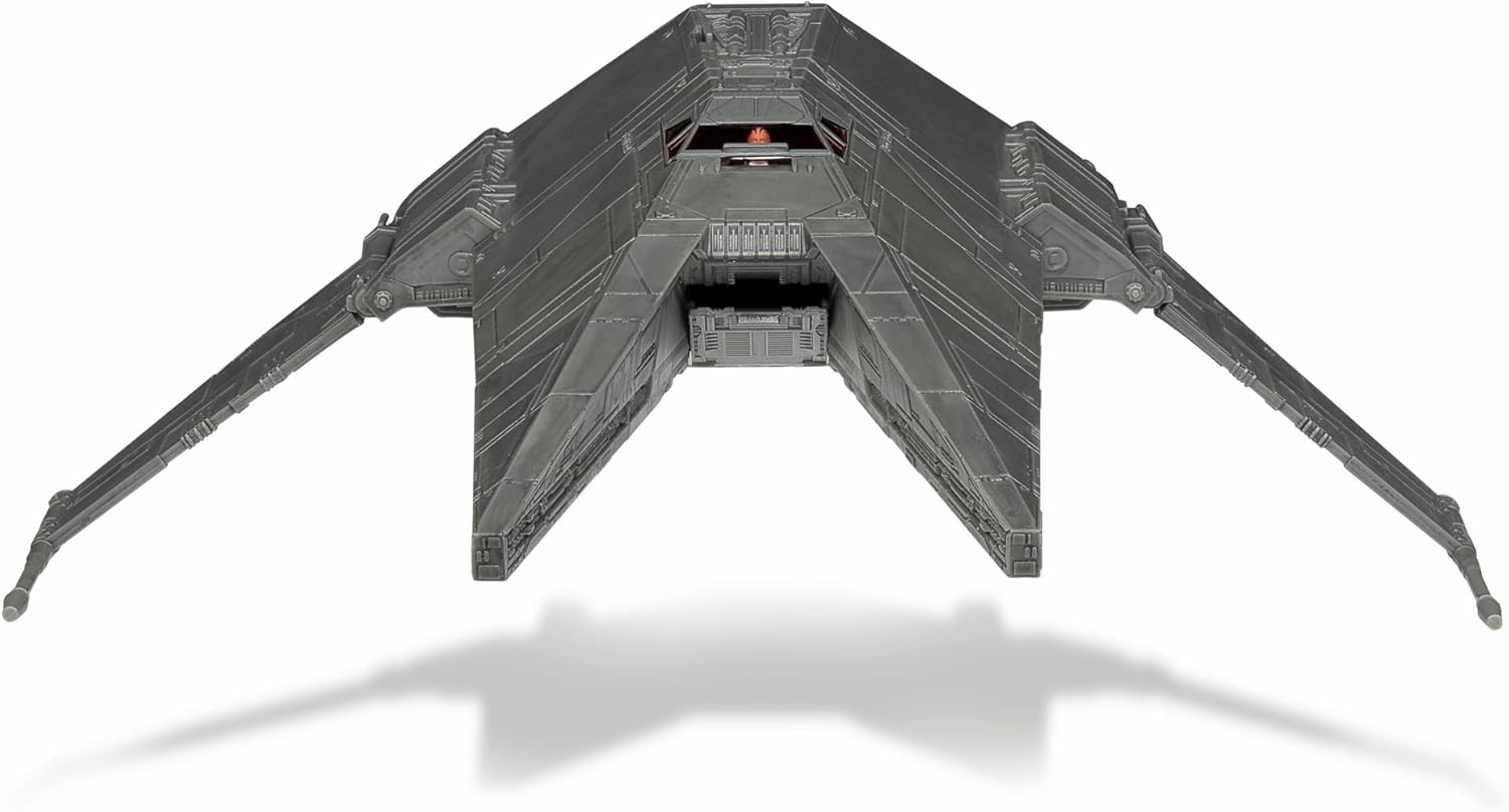 STAR WARS Micro Galaxy Squadron Inquisitor Transport Scythe - 7-Inch Starship Class Vehicle with Three 1-Inch Micro Figure Accessories image number 2