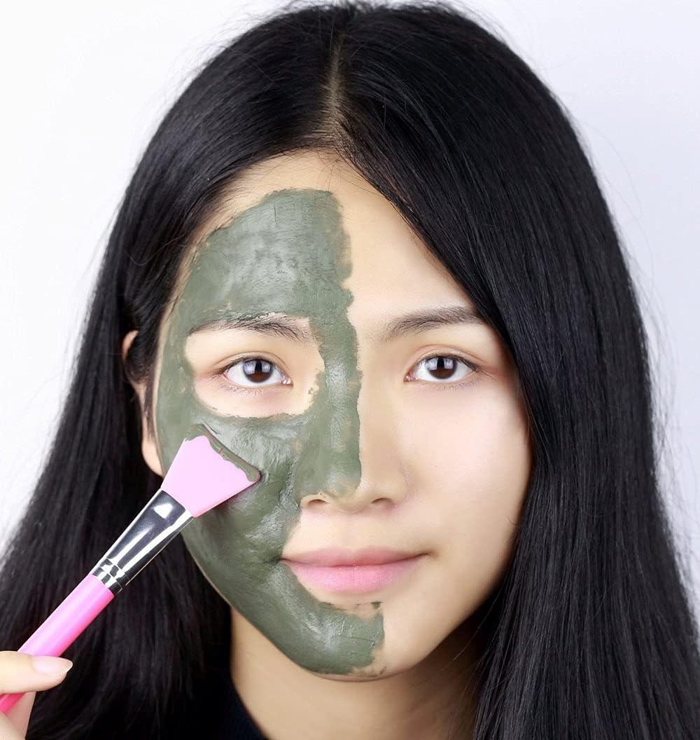 7-Piece Silicone Brush Applicator Set: Ideal for UV Resin Epoxy Art Crafting and Cream Makeup Products in Pink image number 5