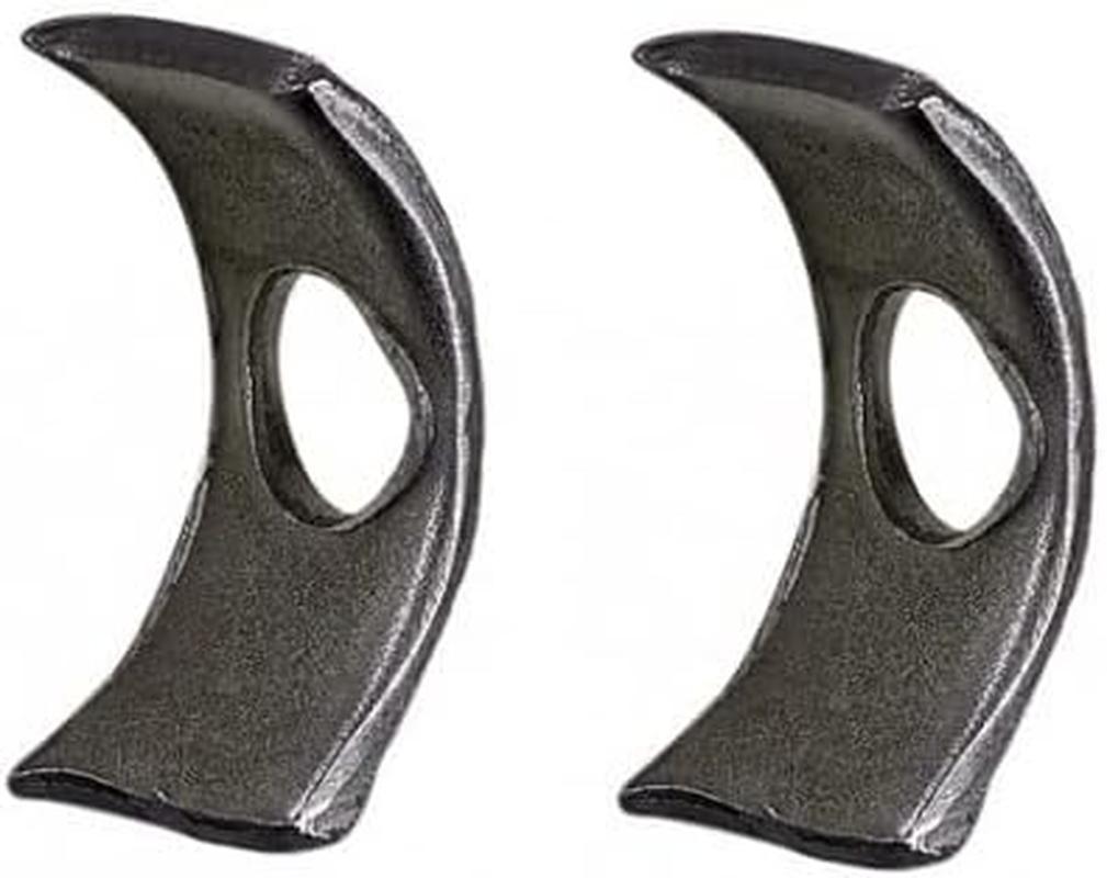 Cyclingcolors 2 X Segment Part 38 Mm Body Connector Half Moon Nuts Furniture round Steel Screws Antique Vintage Bed Crescent Moon