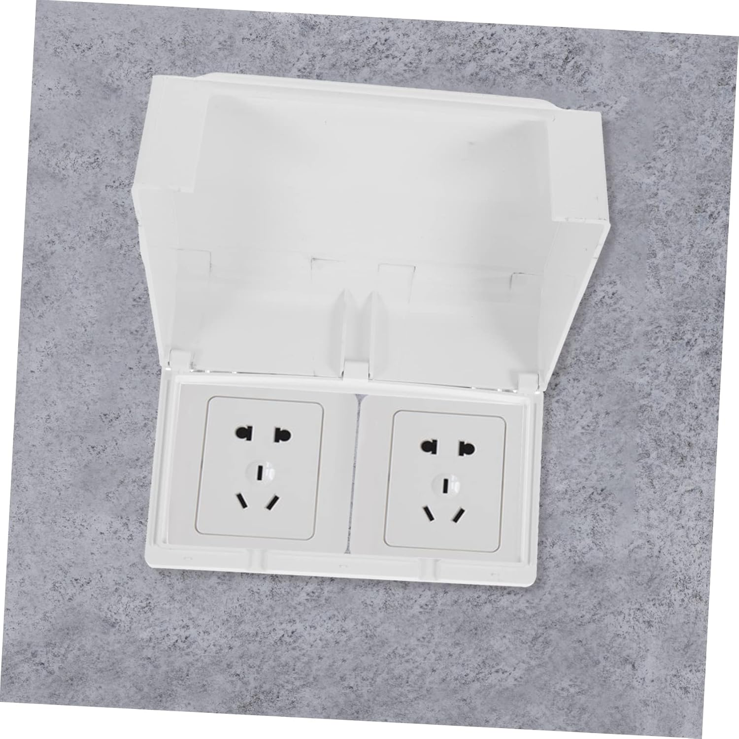 OSALADI 1Pc Socket Waterproof Cover Electric Plugs Outlets Electrical Panel Cover outside Tent Waterproof Tents Socket Sealer Outlet Cover White Toddler Garage Door Cover image number 2