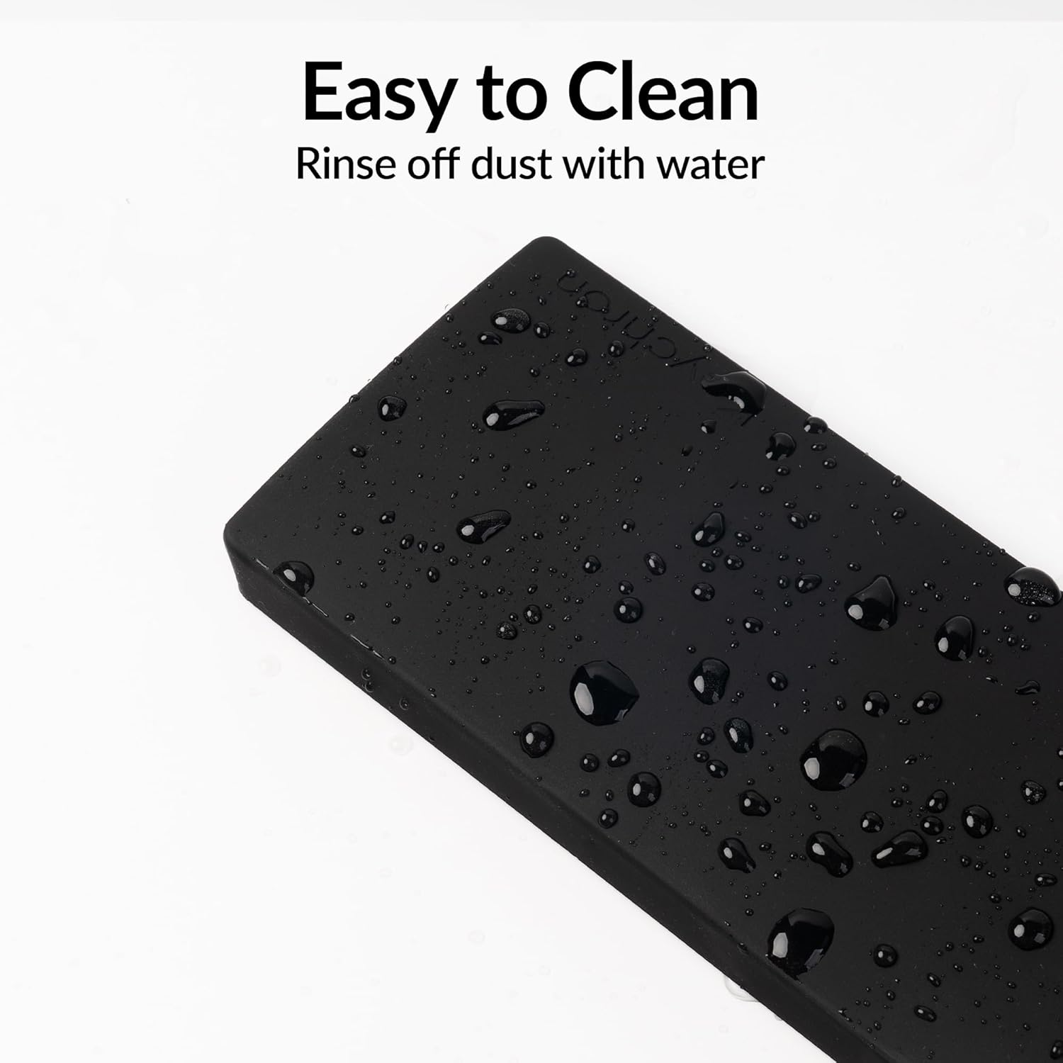 Keychron Silicone Palm Rest Black, Ergonomic Wrist Rest for Mechanical Keyboard V1/V1 Max/V2/V2 Max/Q9/Q1/Q1 Pro/Q1 HE/Q1 Max/Q2/Q2 Pro/Q2 Max/Q2 HE/P1/P1 PRO/P1 HE (PR47) image number 2