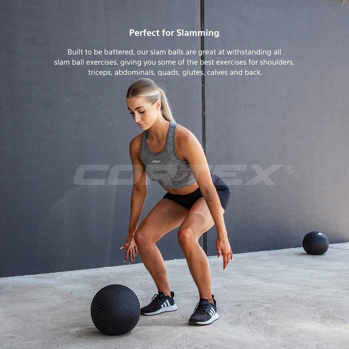 CORTEX Slam Ball V2 6-12Kg Set Weighted Dead Ball Exercise Ball Plyometric Explosive Training image number 1