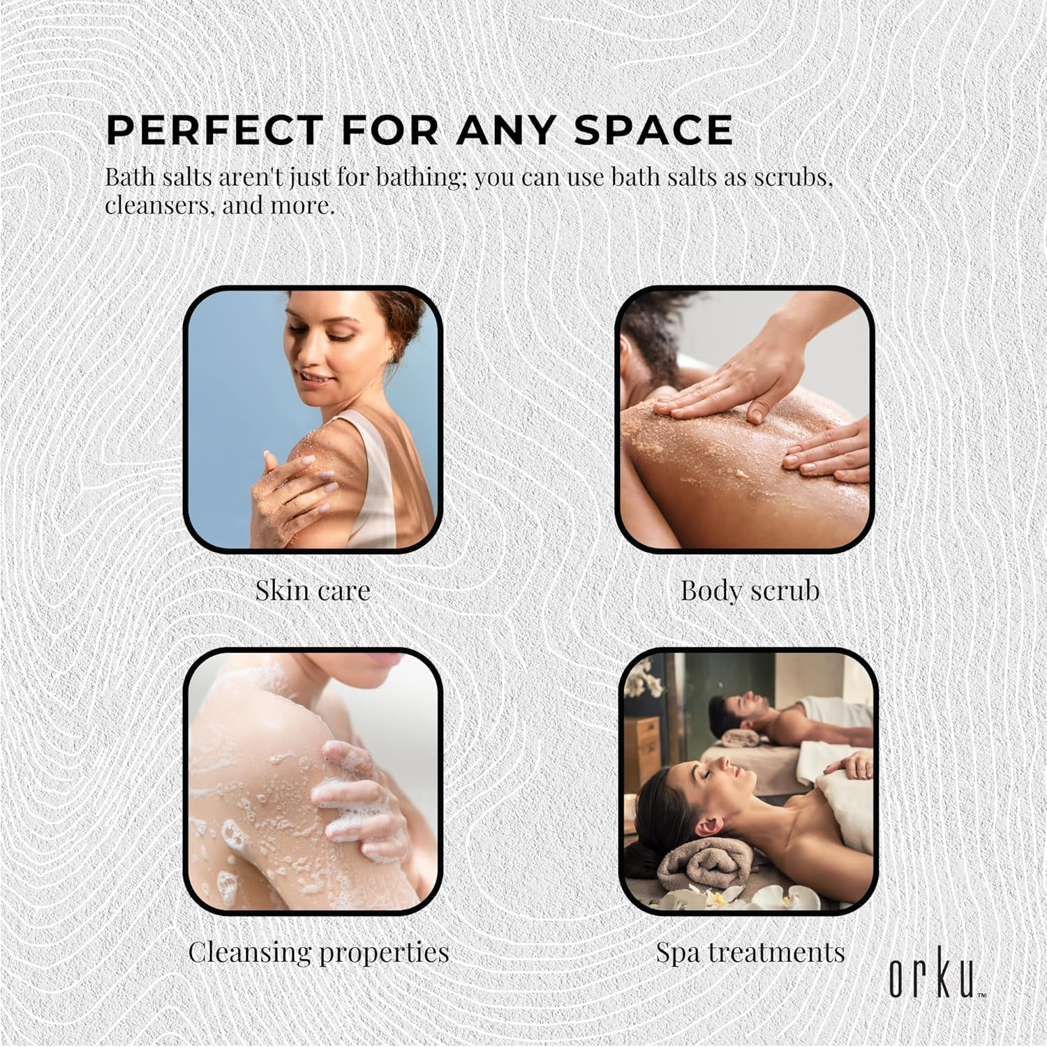 100G Pink Himalayan Bath Salts - Natural Crystal Rocks - Spa Therapy Body Scrub