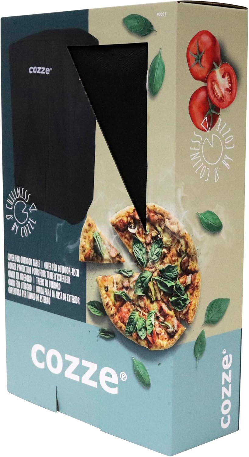 Cozze BBQ Oven and Table Cover &ndash; Durable Oxford Fabric, UV & Weather-Resistant Outdoor Table Covers Waterproof for 13"/17" Pizza Ovens and Outdoor Table image number 2