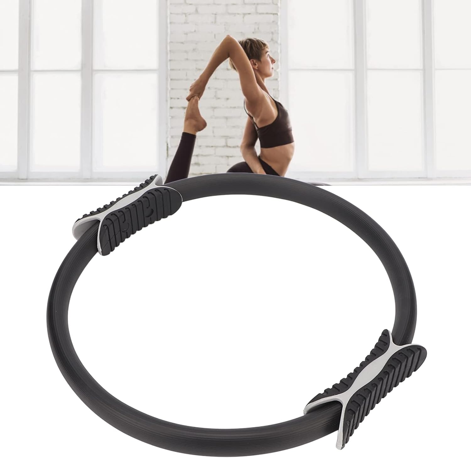 Pilates Circle, Strengthening Pilates Ring Exercise Flexible for Men Women for Gymnasium image number 4