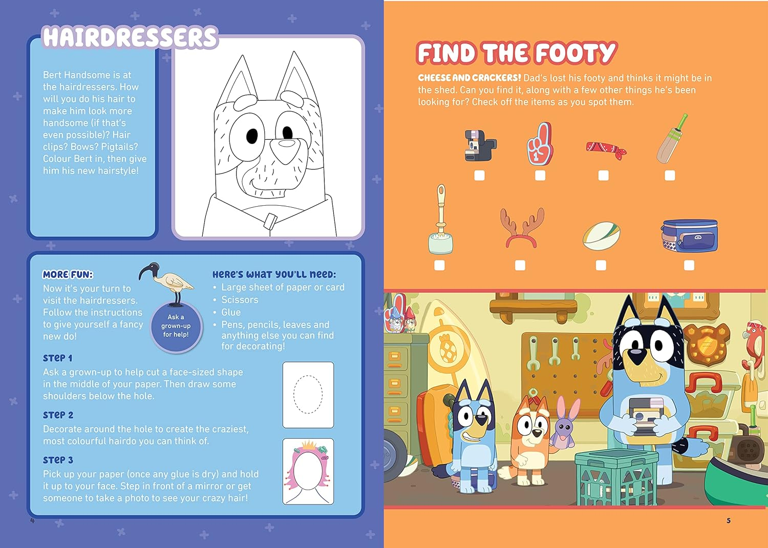 Bluey: Father'S Day Fun: a Craft Book