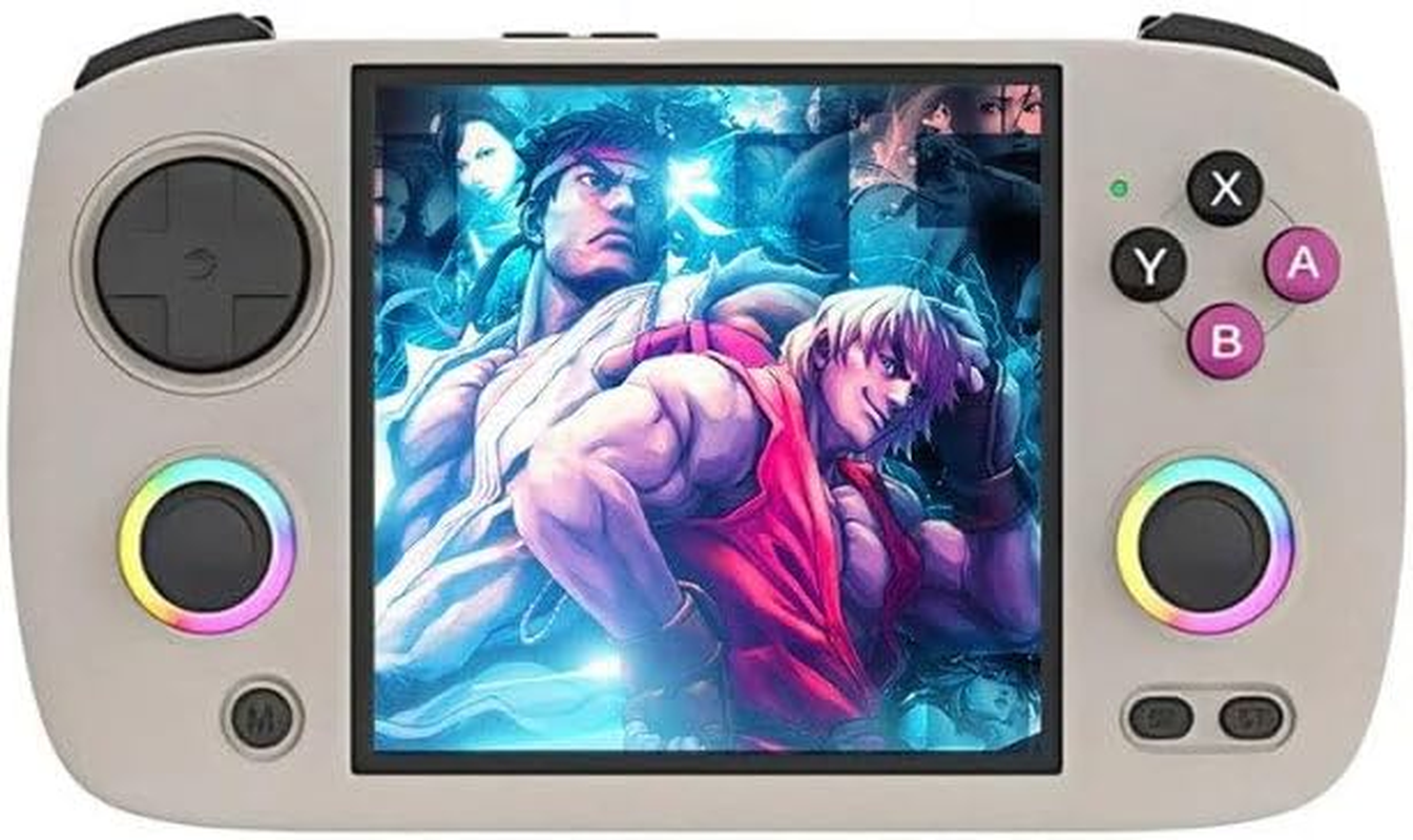 RG Cubexx Retro-Gaming Handheld Konsole, 3,95 Zoll IPS Display, H700 Quad-Core, 32GB Speicher, Rgb-Beleuchtung (Schwarz)