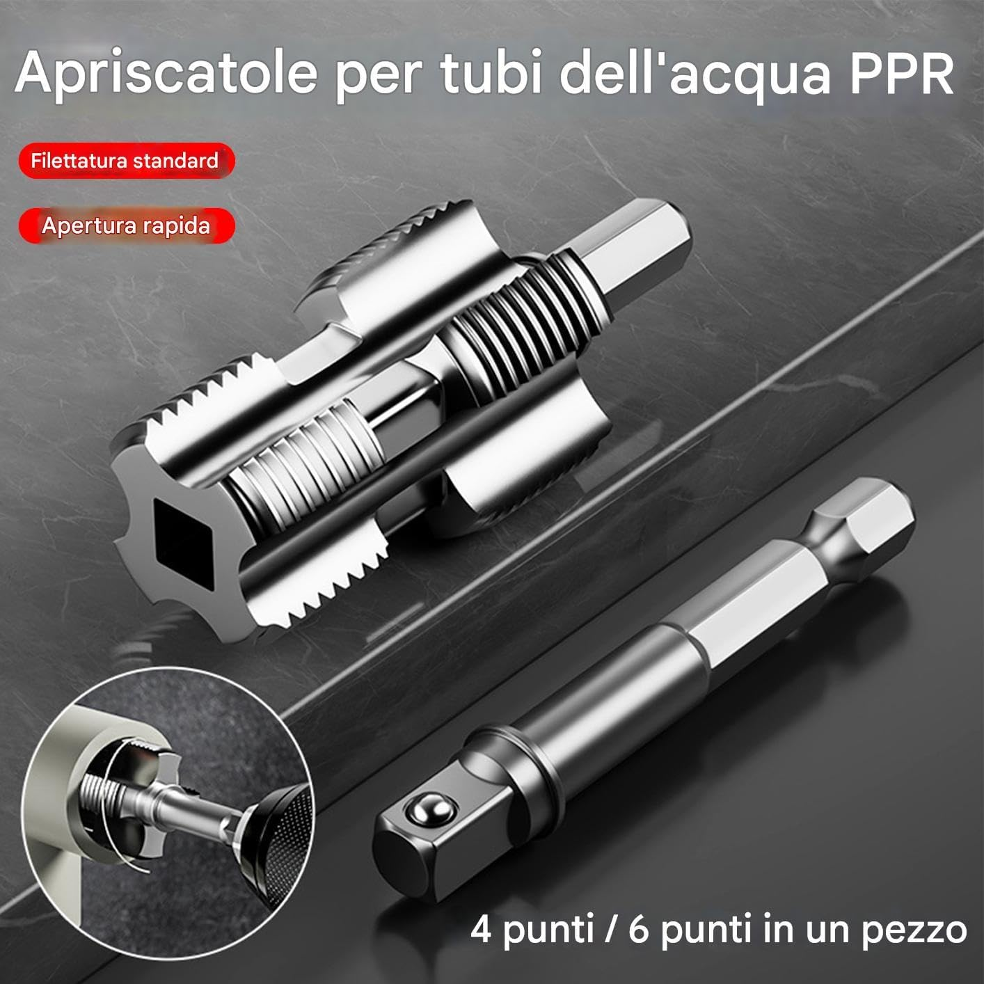 Threwer Tool, Hose Threading Kit | Hydraulic Maintenance Set | Professional Automotive and Industrial Hydraulic Hose Threading Tool Set image number 1