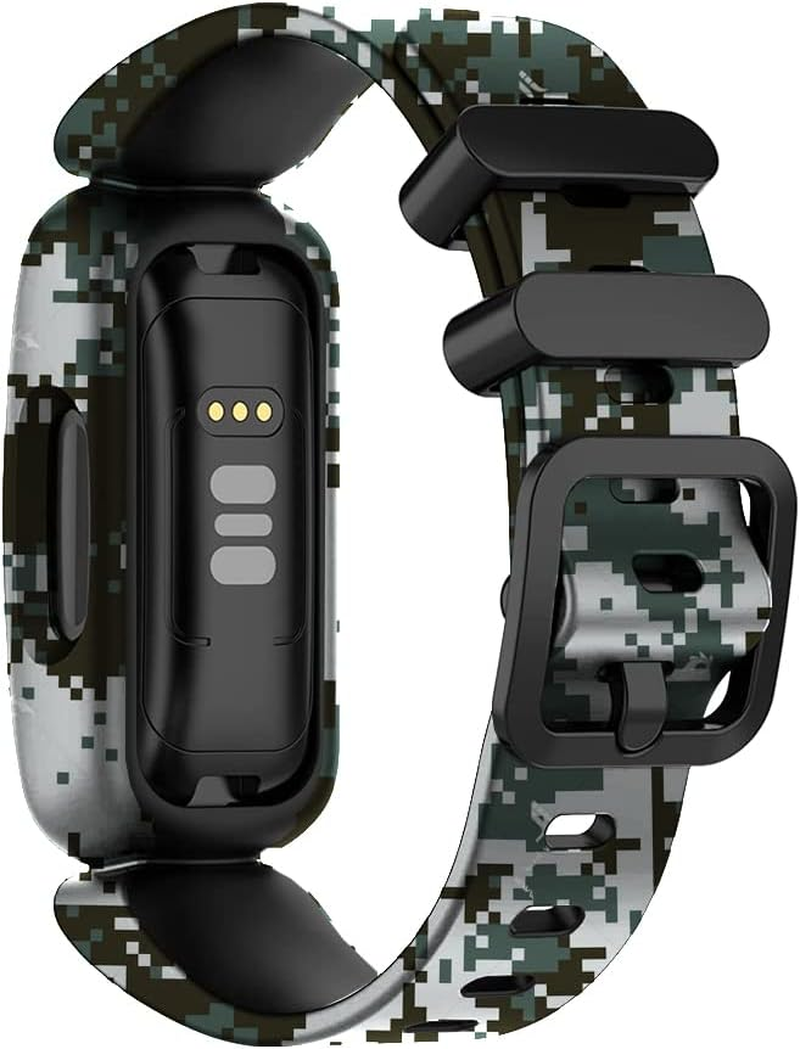 Fitturn Compatible with Fitbit Ace 3 Bands Kids Replacement Silicone Colorful Rubber Adjustable Sport Bands Accessories for Ace 3 Activity Tracker for Kids 6+ - 5Pack-1 image number 5