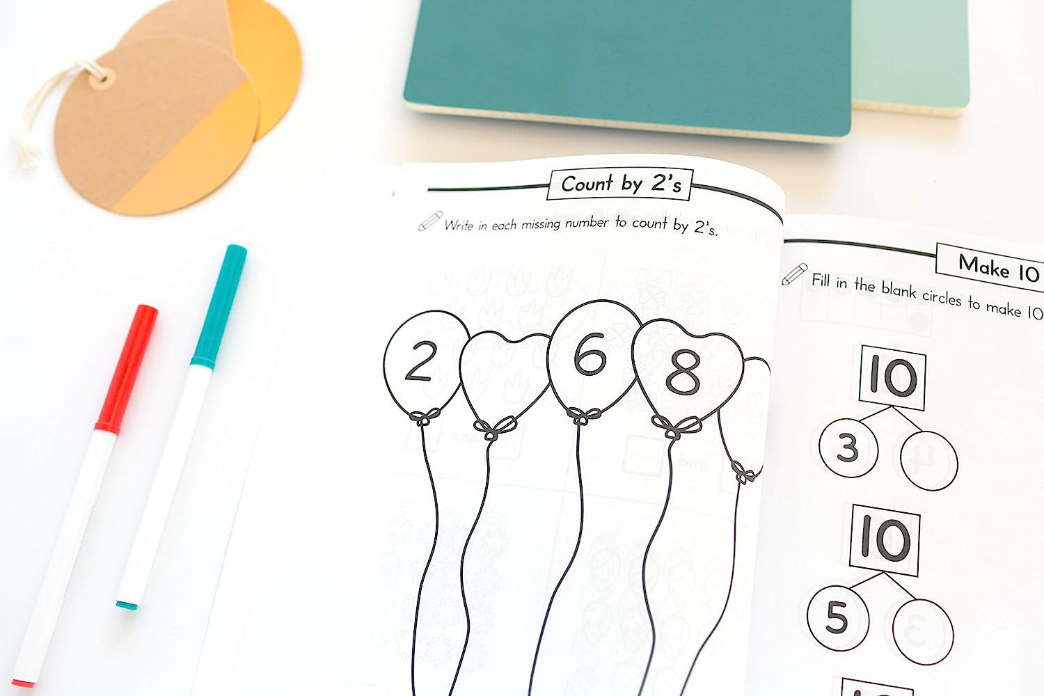 Kindergarten Math Workbook: Kindergarten and 1St Grade Workbook Age 5-7 | Homeschool Kindergarteners | Addition and Subtraction Activities + Worksheets image number 5