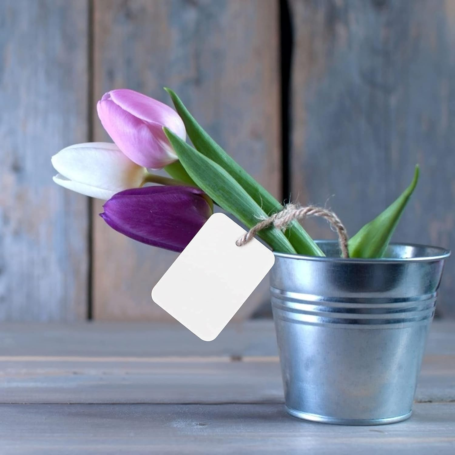 Jijacraft 1000Pcs Price Tags, White Clothing Tags for Retail, Small Kraft Paper Tags for Labeling Price, Size, Number, Writable Price Tags for Business Supplies Selling Jewlry, Clothes (1.9" X 1.4") image number 4