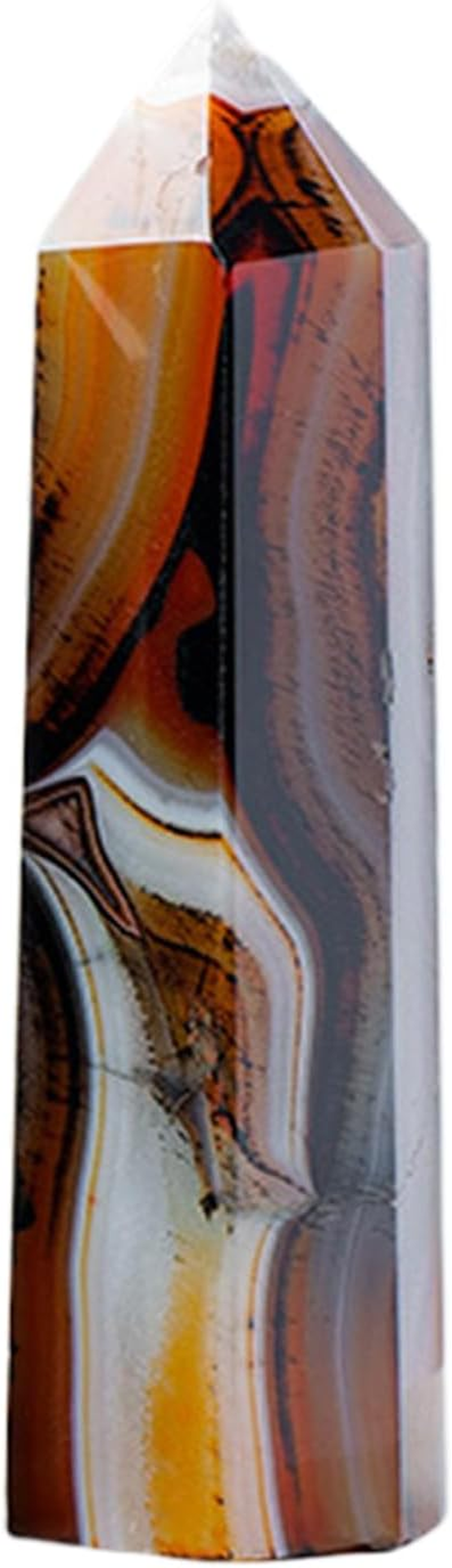 Crystal Tower - Energy Meditation Stone,Decorative Polished Handmade Health & Household for Home Spiritual Beginners image number 1