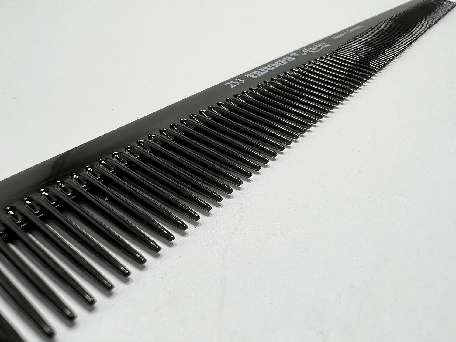 Hercules S&auml;gemann Triumph Master 253 Hair Cutting Comb Approx. 18 Cm 7 Inches Black (253 Bl) image number 1