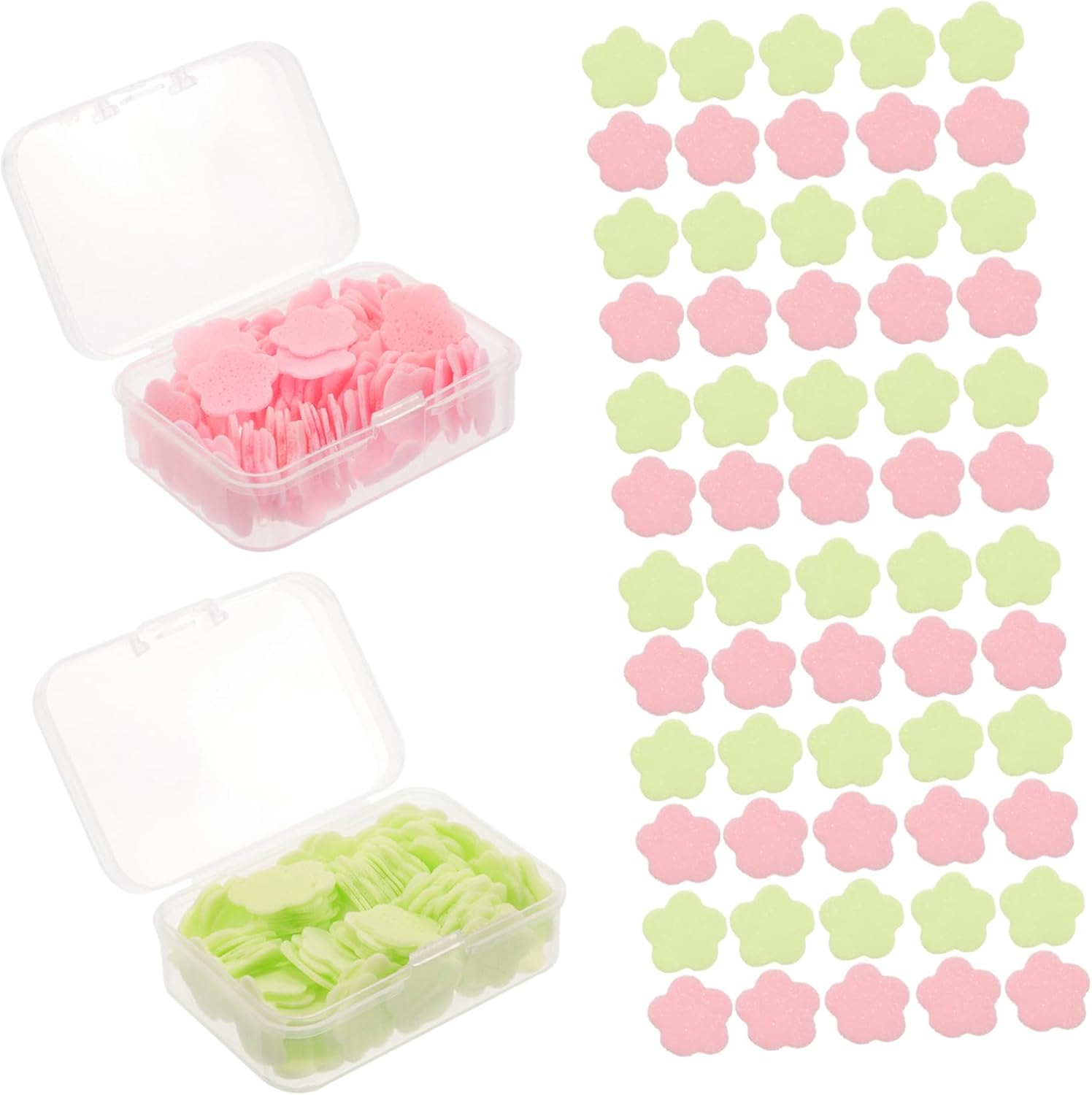 BIUDECO 4 Boxes Portable Soap Sheets Travel Slices for Hand Washing Rose Scents Easy to Use Safe for All Skin Types for Toiletries the Go image number 5