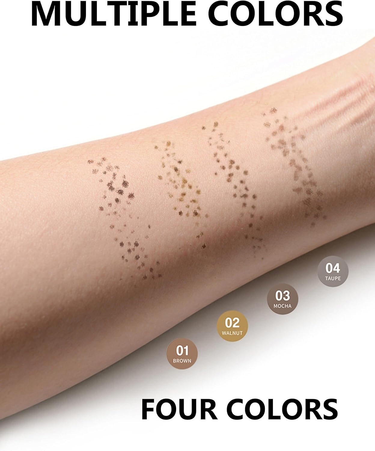 Erinde Faux Freckle Stamp, Waterproof Freckle Pen Makeup, Long Lasting Natural Fake Freckles Stamp, Lifelike Magic Freckles Pen for Face, Sweatproof Matte Makeup for Women Men 04# - 01 image number 4