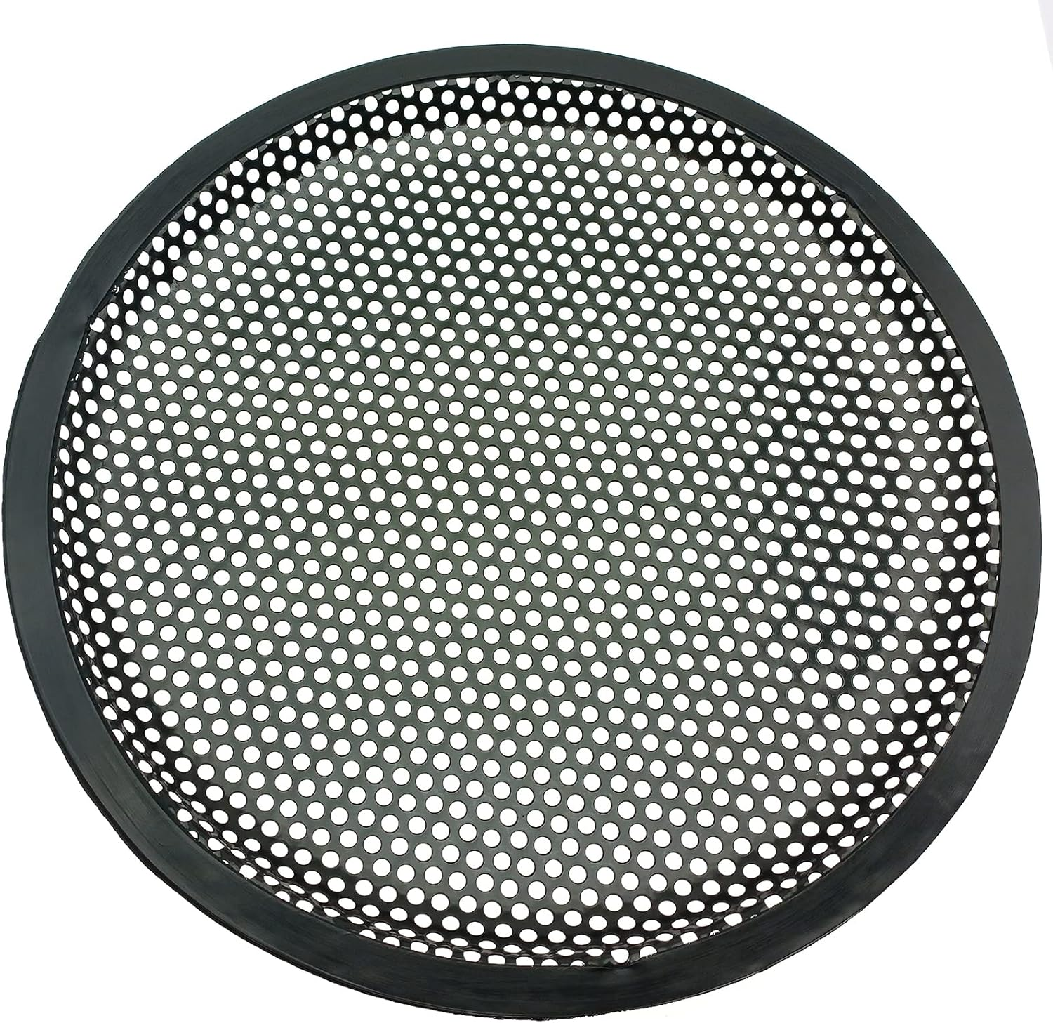 2 Pack 10 Inch Metal Mesh Speaker Grills Covers Subwoofer Grill Protective Case with with Mounting Screws for Home Audio Car Speaker [Fdxgyh,Black] image number 6