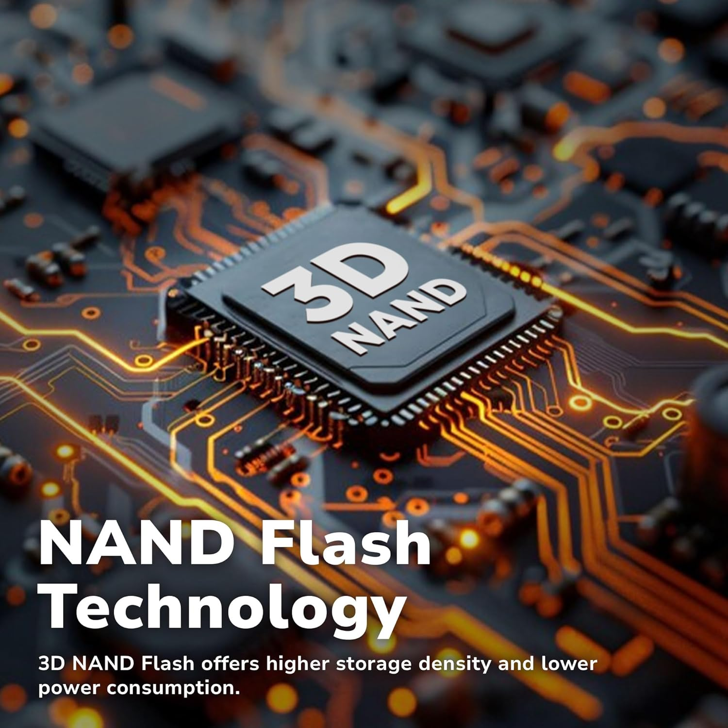 DATO 1TB SSD 2.5" SATA III Internal Solid State Drive, 3D NAND, SLC Cache, up to 535/500 Mb/S, Compatible with Laptop & PC Desktop image number 5