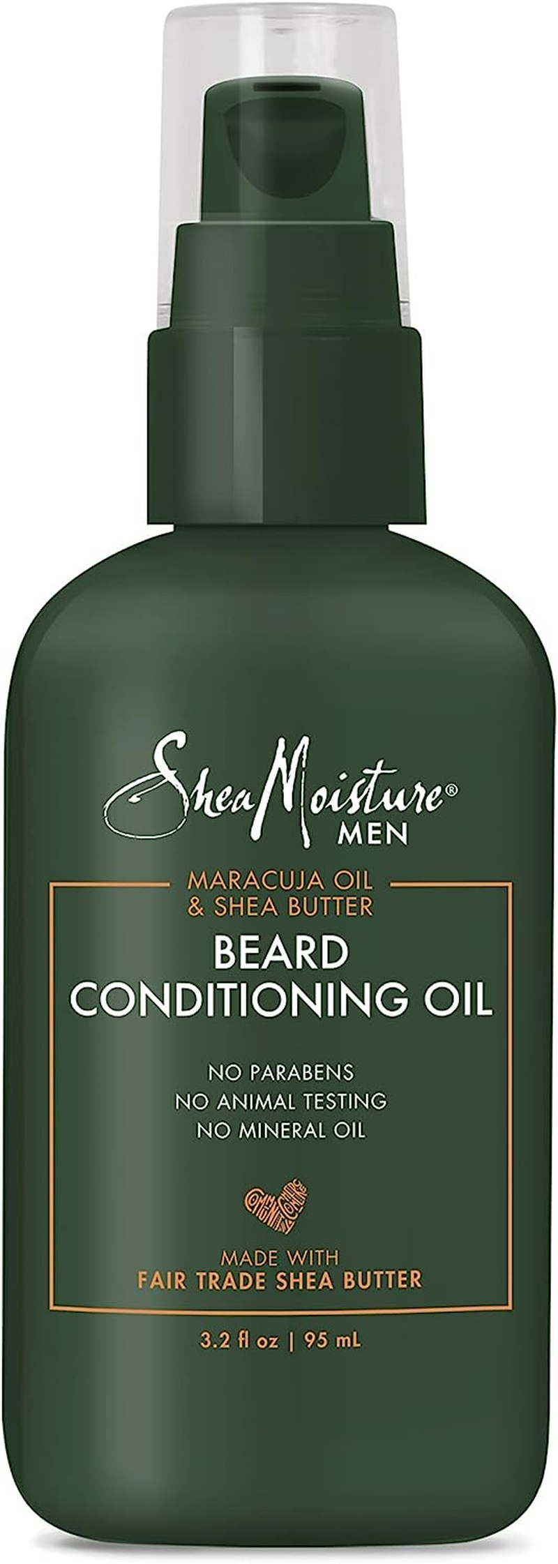 Sheamoisture Beard Conditioning Oil for a Full Beard Maracuja Oil and Shea Butter to Moisturize and Soften 3.2 Oz