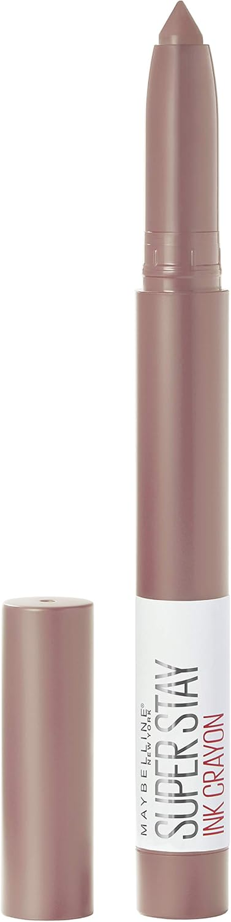 Maybelline Lipstick, Superstay Matte Ink Crayon Longlasting Nude Lipstick with Precision Applicator 10 Trust Your Gut - No. 105 On The Grind image number 4