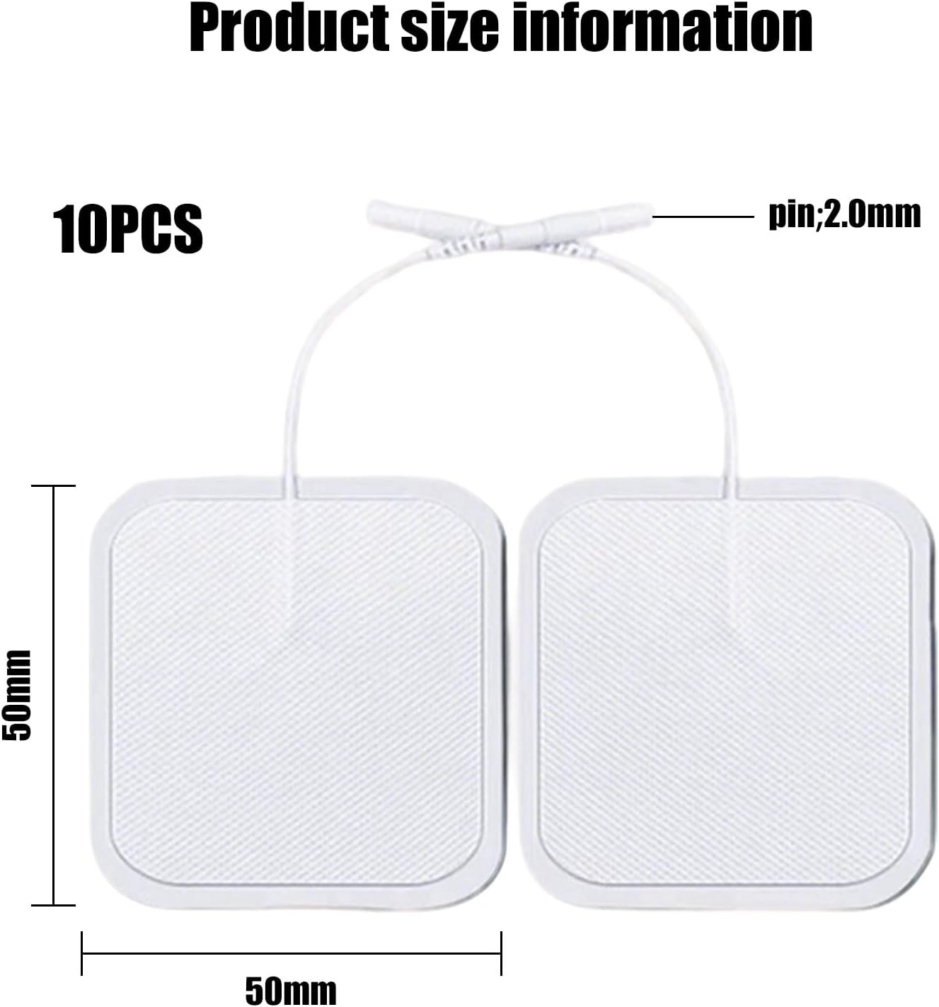 RIBHNXHI Gel Pads Replacement Unit Set Pack for Massager 10 Gel Pads with Strong Adhesive for Pain Relief Therapy image number 3