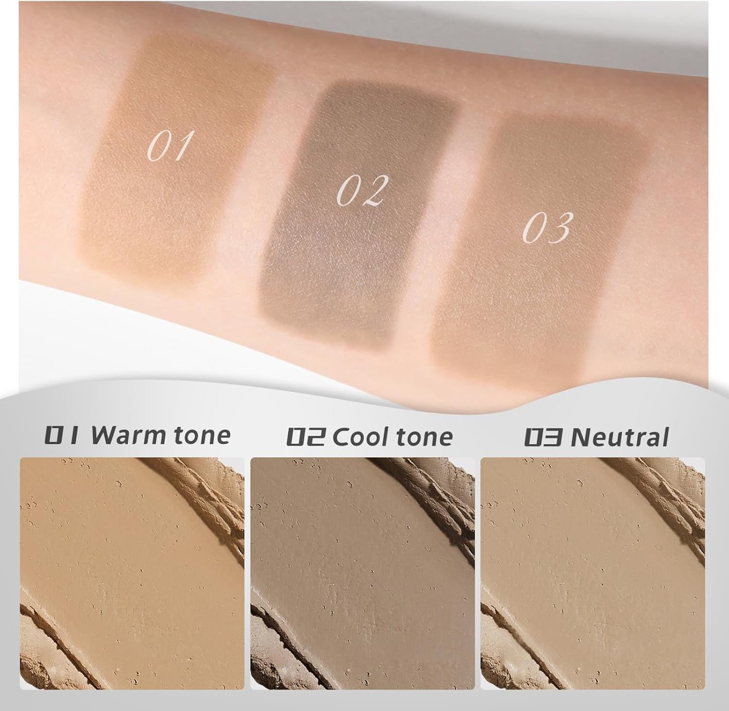 DAGEDA Cool Toned Contour Stick,Cream Contour Makeup with Brush,Lightweight, Blendable, Longlasting Creamy Bronzer Stick, Matte Finish Natural Face Contouring Makeup image number 3