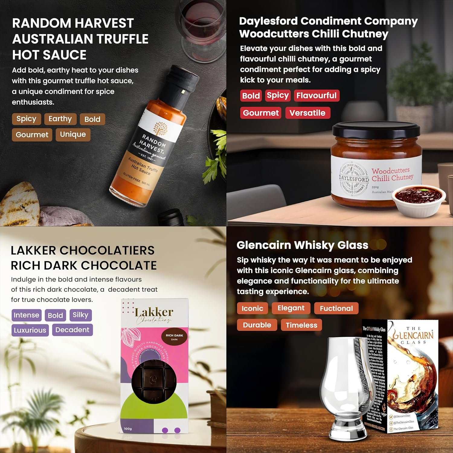 Luxury Gourmet Gift Hamper with Fine Whisky, Chocolates, Exquisite Condiments and Snacks, Perfect Birthday or Thank You Gift image number 5