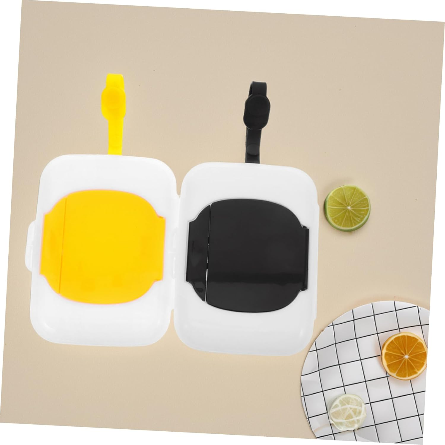 2Pcs Tissue Box Cover Wipes Container for Bathroom Napkin Holder for Bathroom image number 6