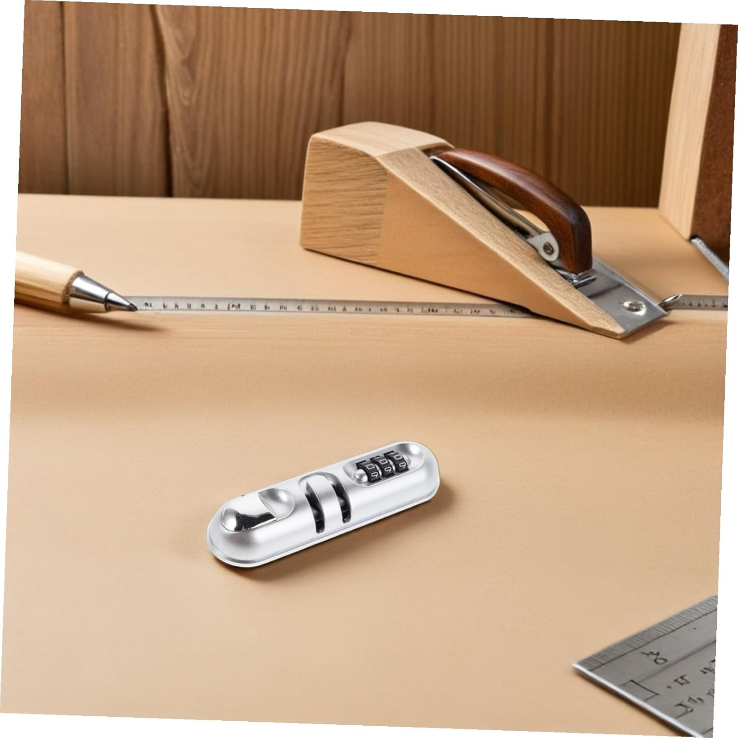 MOBUTOFU Portable Combination Luggage Lock Password Suitcase Padlock Travel Security Anti-Theft Lock for Backpacks -Resistant Material image number 5