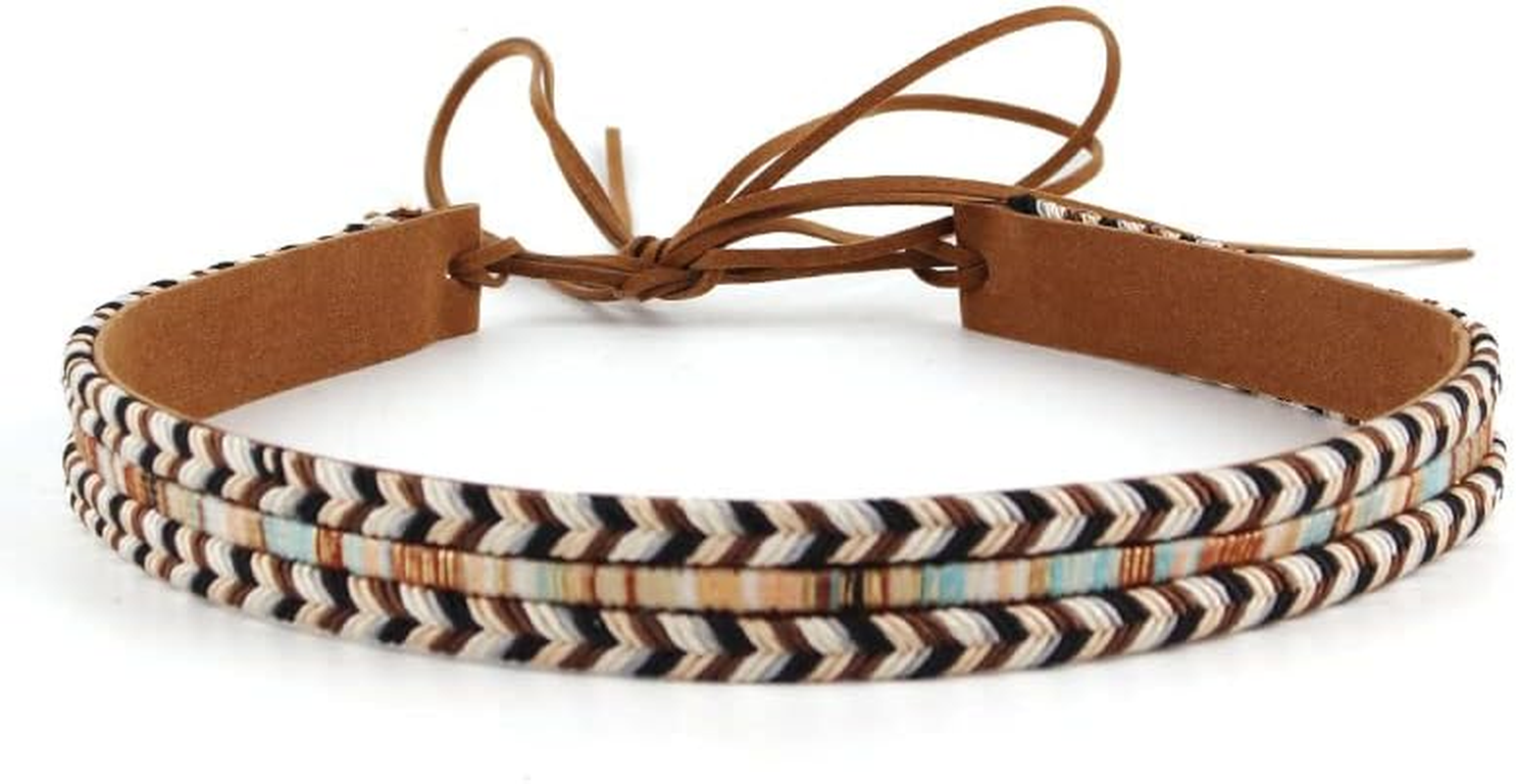 GRNUS Hat Bands for Women Fedora Hat Men Cowboy Cowgirl Hats Handmade Men Belt Accessories Rope Belt