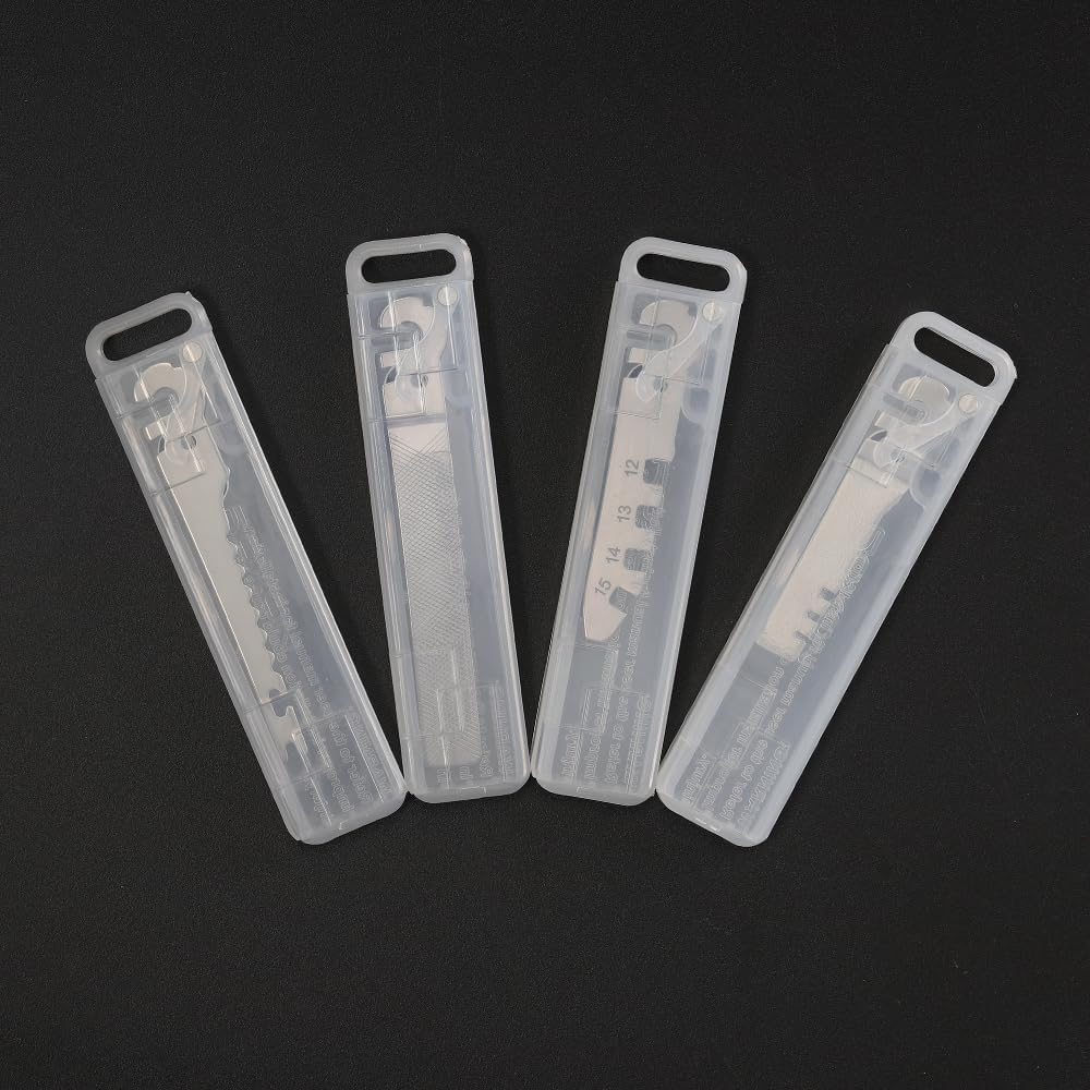 Roxon FT03 Build Your Own Multitool Accessory for Flex Multitool (Flat File, Fish Hook Remover & Fish Scaler, Fish Hook Sharpener Adjuster, Bicycle Spoke Wrench) Good for Fishing & Camping