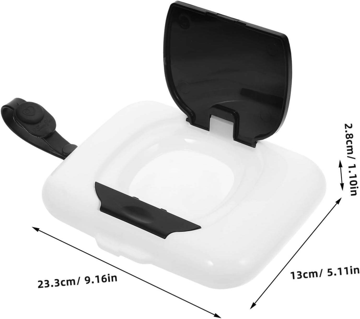 2Pcs Tissue Box Cover Wipes Container for Bathroom Napkin Holder for Bathroom image number 3