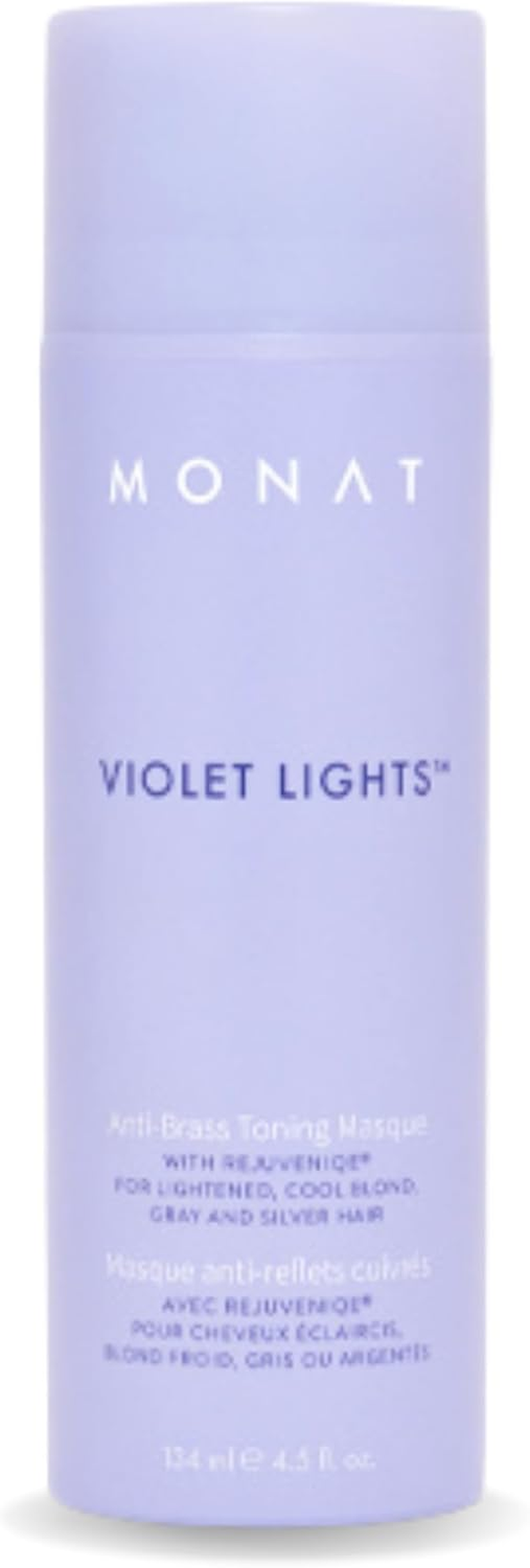 MONAT Violet Lights Anti-Brass Toning Masque &ndash; Natural Radiance &ndash; Illuminate Your Hair Naturally &ndash; Tone Unwanted Brassiness image number 5