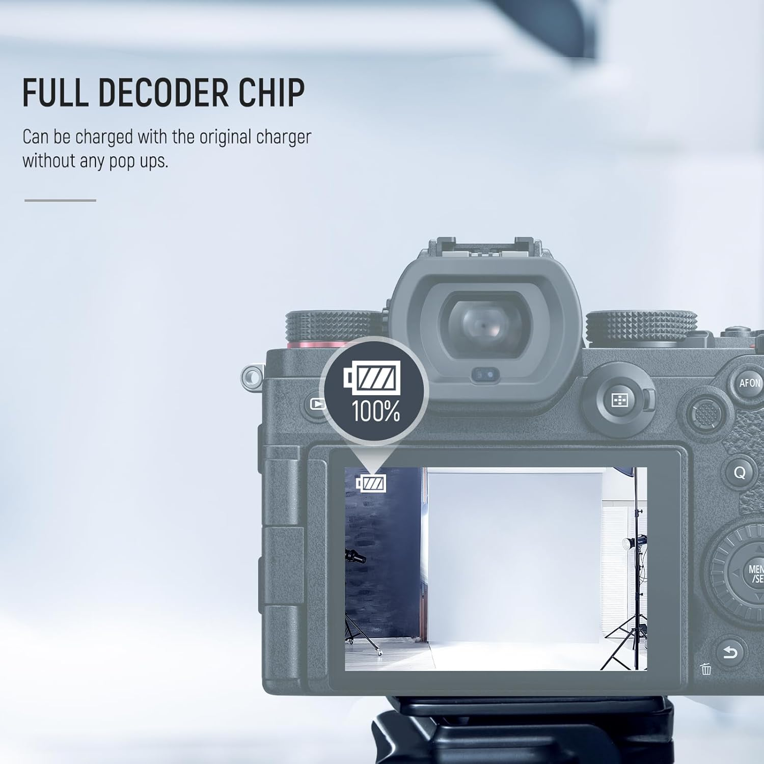 NEEWER Replacement Battery & Charger Set for DMW-BLK22, Compatible with Panasonic Lumix DC-S5 DC-S5II DC-S5IIX GH5 II GH6 S5II S5M2 Cameras, 2Pcs 2400Mah Battery, Dual Channel Charger, Cleaning Cloth image number 5