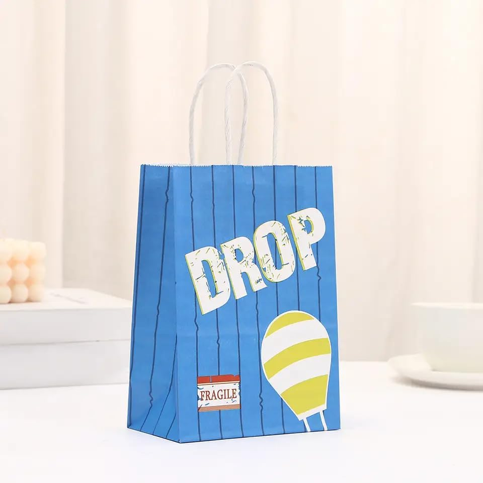 12X Supply Supplies Birthday Decoration Paper Bag Kids Lolly Bag Favour Box Kraft Treat Box Gift Box Gable Box Gift Bag Themed Party Bag image number 2
