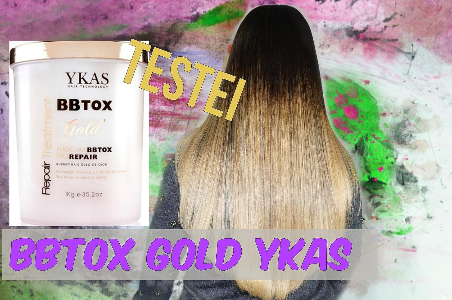 Y-Kas BBTOX Gold Hair Repair Treatment Pro Repair Mask Keratin and Ojon Oil 1KG