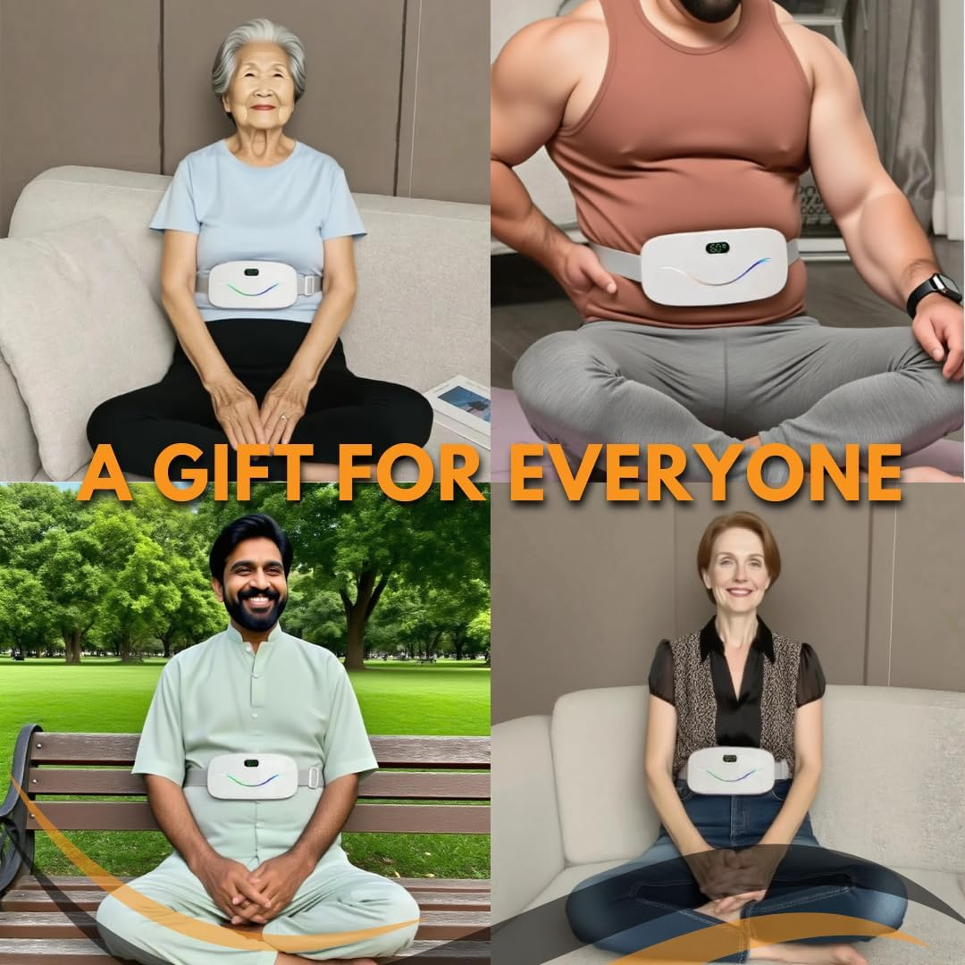 Heating Pad for Cramps, Cordless Portable Menstrual Heating Pad for Pain Relief with 4 Heat Levels and 4 Vibration Massage Modes, Fast Back or Belly Heating, Ideal Gifts for Women, Girls (White) image number 1