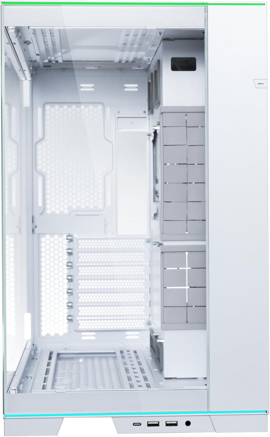 Lian Li PC-O11DERGBW Evo RGB Dynamic Evolution Tempered Glass Case, White