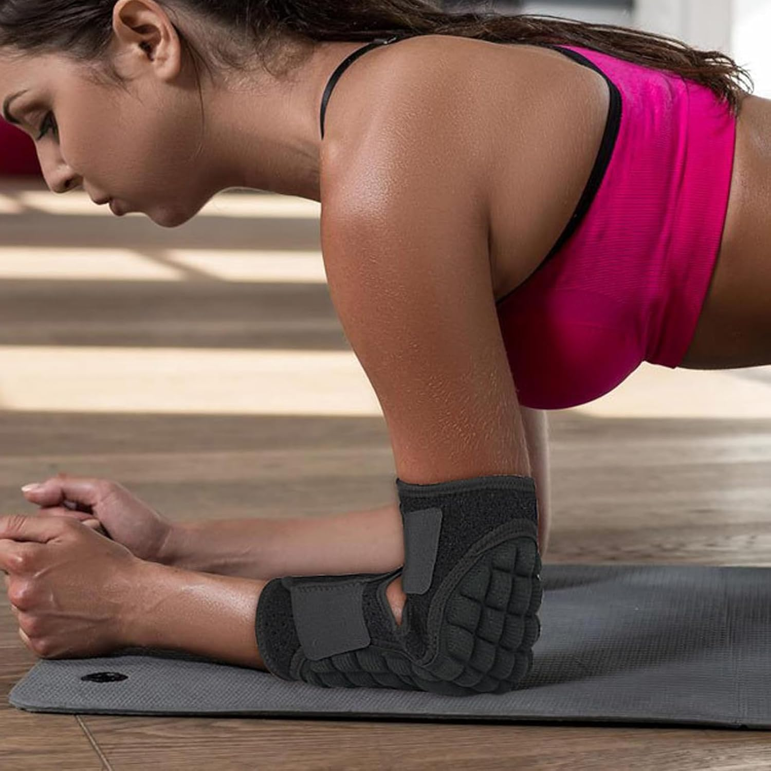 1Pair Elbow Pads,Arm Sleeves, Elbow Forearm Crashproof Pads for Football Basketball Volleyball Soccer image number 4