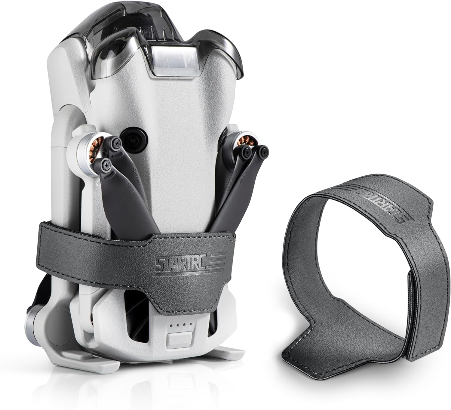 STARTRC Propeller Holder for DJI Mini 4 Pro, Drone Propeller Protector and Fixator, Grey, Adjustable, Weather Resistant image number 3